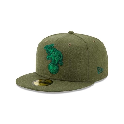 Sapca New Era Oakland Athletics MLB Heather 59FIFTY Fitted - Verzi